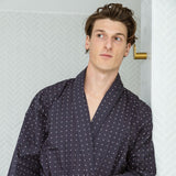 Lightweight Men's Dressing Gown - Atlas Grey