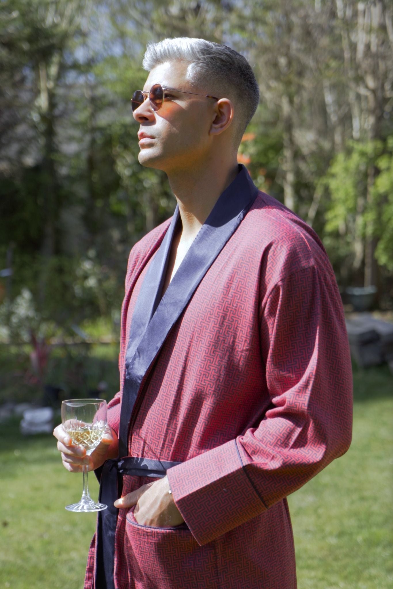 Lightweight Men's Dressing Gown - Cambridge