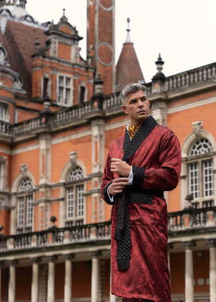 Mens Long Smoking Jacket | Bown of London