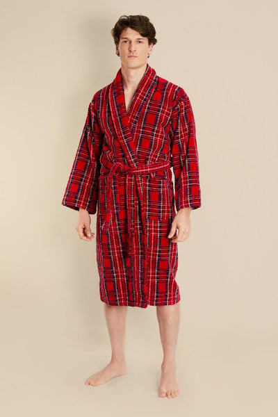 Vêtement Robe De Chambre Homme Style Anglais Robe-de-chambre-homme
