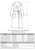 Women's Hooded Dressing Gown  - Multicolor