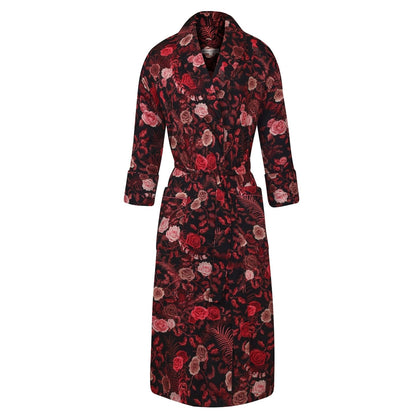 Leichter Bademantel für Damen - Bengal Rose
