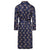 Leichter Morgenmantel für Damen – Gatsby Paisley Blue