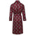 Lightweight Men's Dressing Gown - Gatsby Paisley Wine