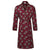 Lightweight Men's Dressing Gown - Gatsby Paisley Wine