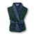Connaught Long Smoking Jacket Robe in Green