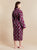Lightweight Dressing Gown - Gatsby Paisley Wine