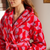 Women's Hooded Dressing Gown - Pink Diamond