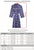 Lightweight Men's Dressing Gown - Gatsby Paisley Blue