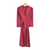 Lightweight Men's Dressing Gown - Tosca Red Front View