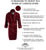 Men's Dressing Gown - Earl Claret 10 Reasons 10 reasons