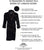 Men's Dressing Gown - Earl Navy 10 Reasons
