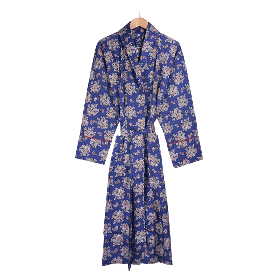 Blue & Green Blossom Kimono Dressing Gown – Penelopetom
