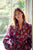 Gatsby paisley wine Dressing Gown | Bown of London