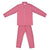 Ladies Pyjamas Brushed Cotton Red - Russo product front view