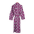 Gatsby Paisley Wine Dressing Gown | Bown of London Back View