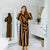 Women's Hooded Extra Long Dressing Gown - Miami Main Image