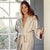 NUA Pale Grey Dressing Gown | Bown of London